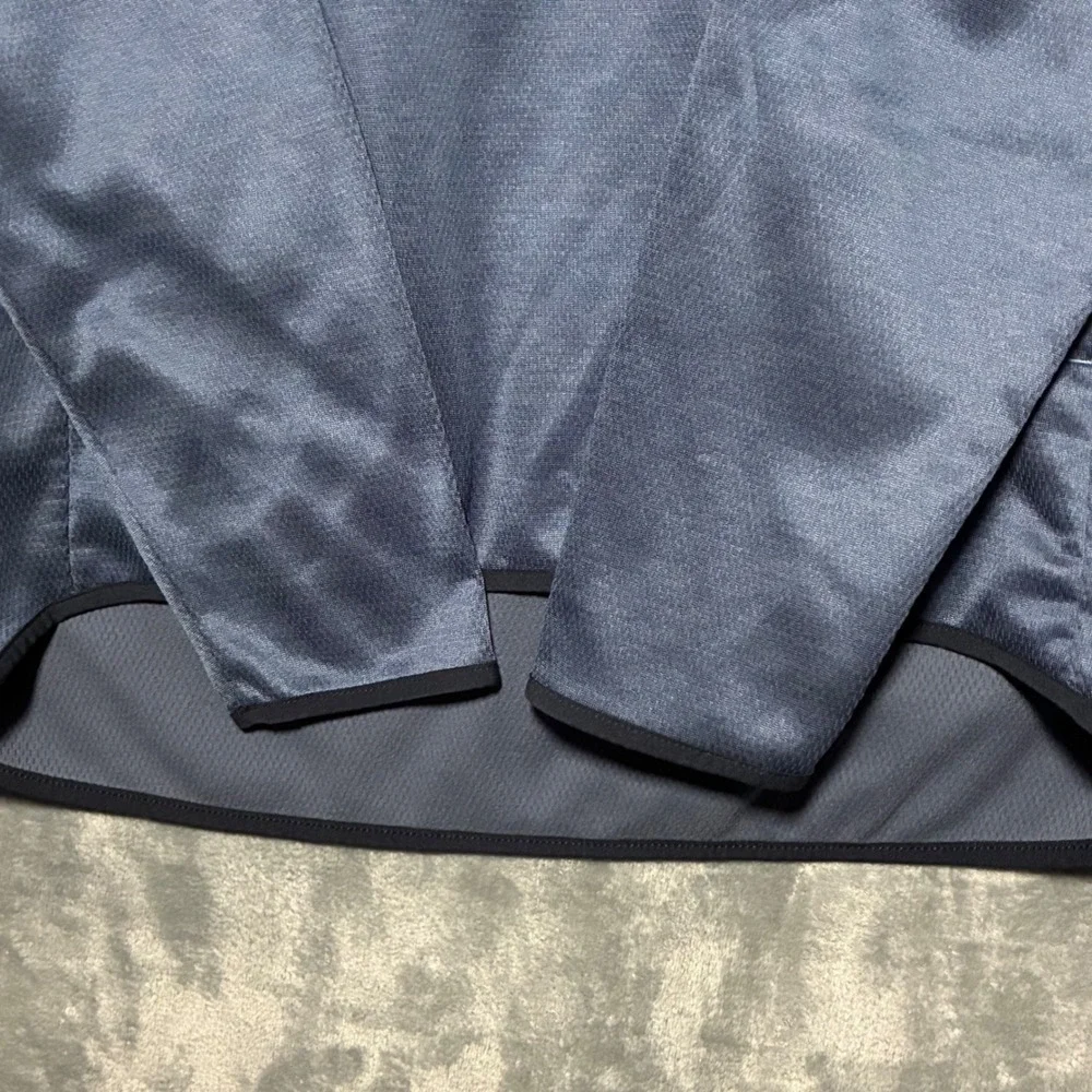 Adidas Team Issue Badge of Sport‎ Tech Ink Graphic Pullover Hoodie Mens XL Blue